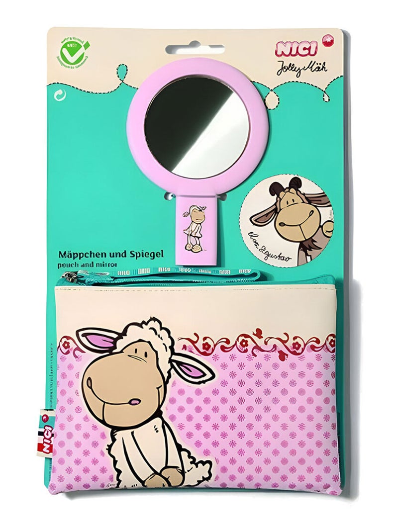 Nici Pochette et Miroir Rose - Kiabi