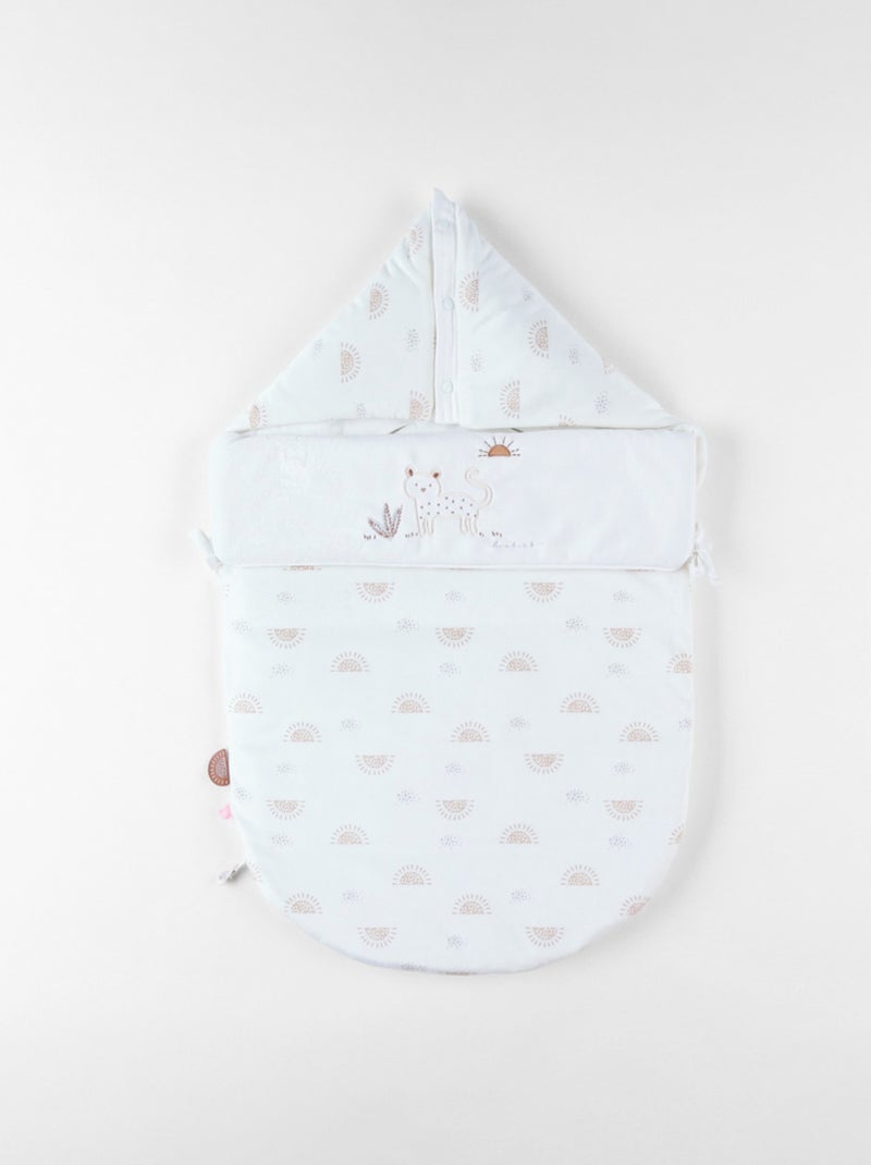 Nid d'ange Babou en Veloudoux, Noukie's Blanc - Kiabi