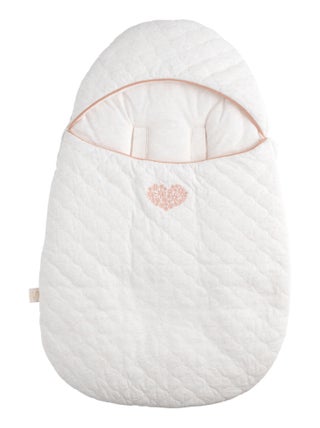 Nid d'ange bébé 5 attaches en coton matelassé -