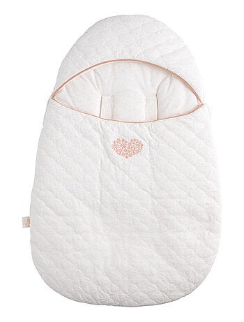 Nid d'ange bébé 5 attaches en coton matelassé - SAUTHON