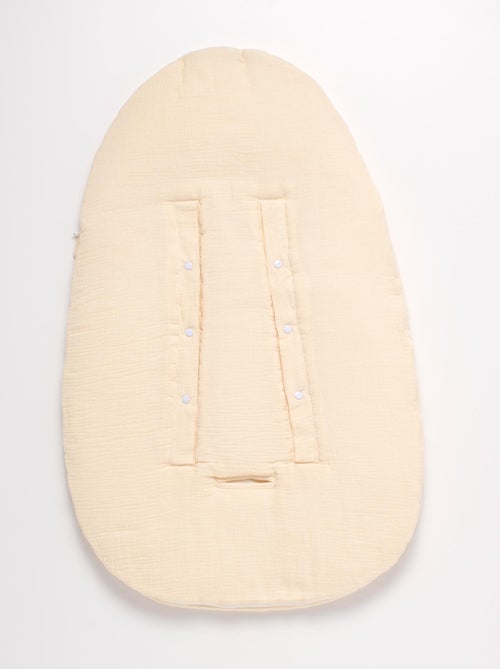 Nid d'ange bébé 5 attaches en double gaze de coton - SAUTHON - Kiabi