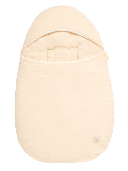 Nid d'ange bébé 5 attaches en double gaze de coton - SAUTHON - Kiabi