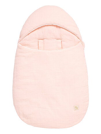 Nid d'ange bébé 5 attaches en double gaze de coton - SAUTHON