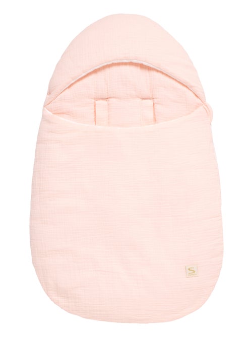 Nid d'ange bébé 5 attaches en double gaze de coton - SAUTHON - Kiabi