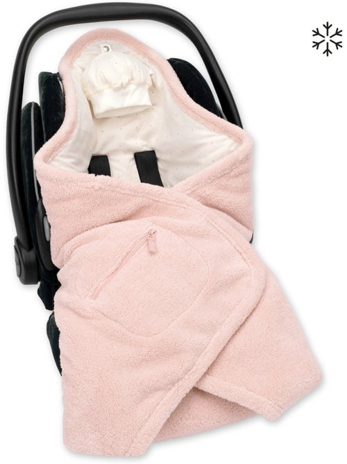 Nid d'ange bébé poussette et siège auto hiver - Moelleux douceur - Kiabi