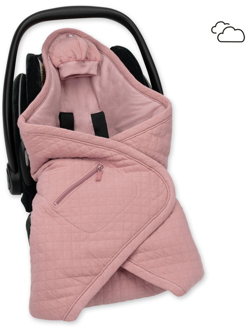 Nid d'ange BISIDE ouatiné mi-saison  - Confort mi saison Rose foncé - Kiabi