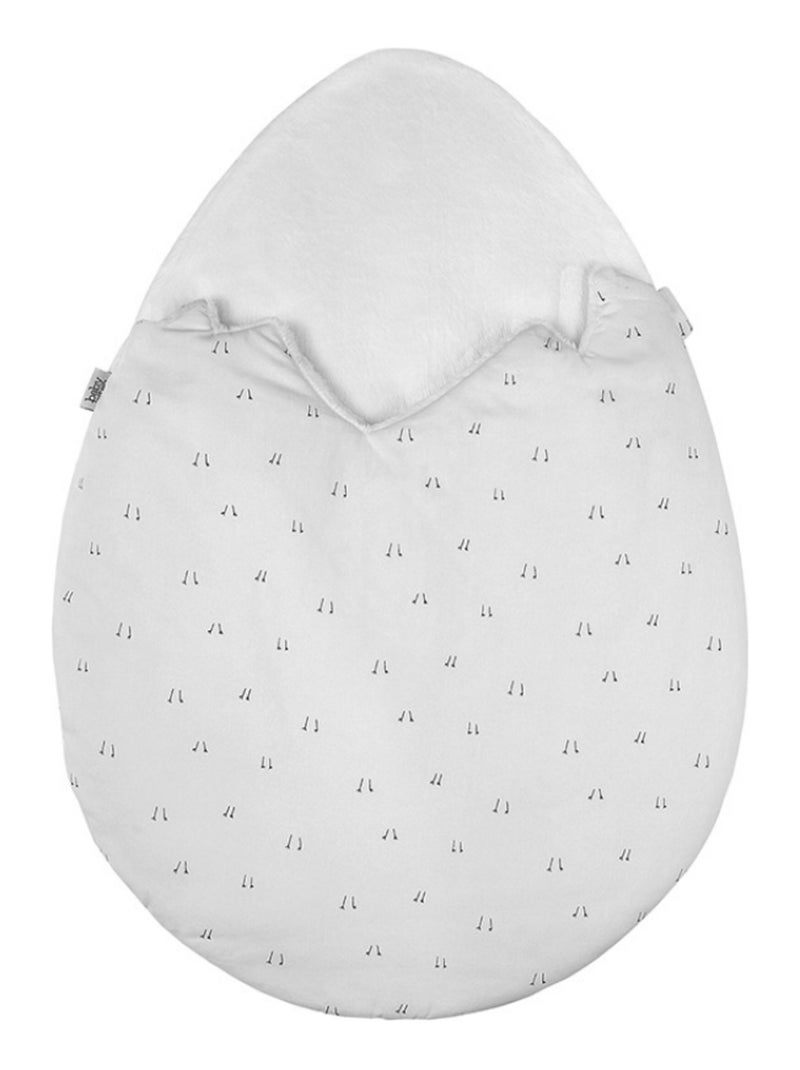 Nid d'ange chaud Egg oeuf (68 cm) Blanc - Kiabi