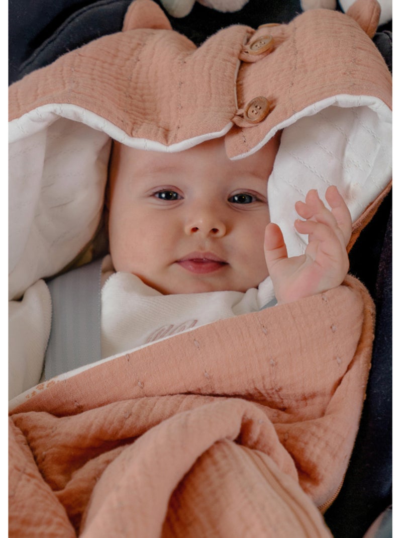 Nid d'ange, coton bio Noukie's Rose - Kiabi