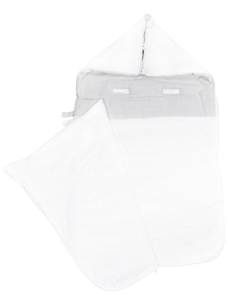 Nid d'ange en coton - SAUTHON Blanc Gris - Kiabi