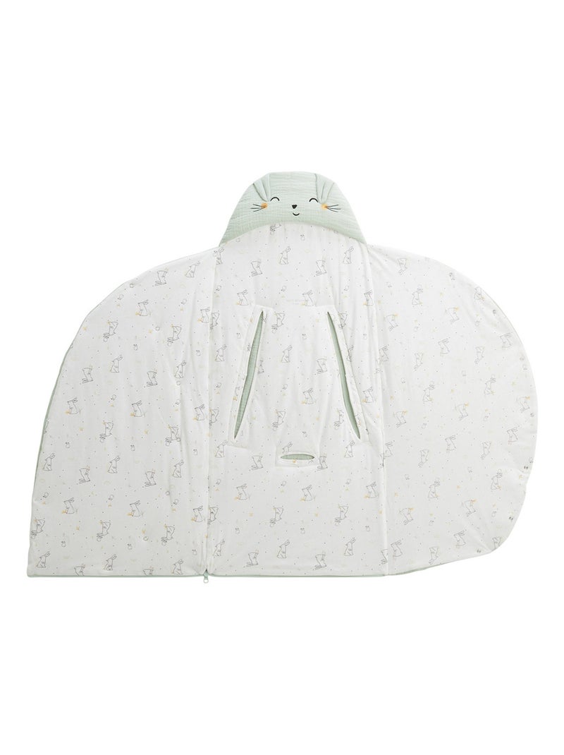 Nid d'ange en gaze de coton Hello Baby Vert - Kiabi