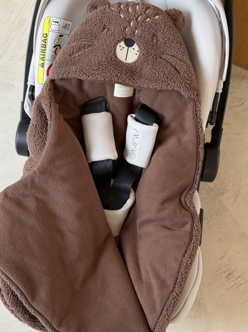 Nid d'ange en sherpa Cracotte Marron - Kiabi