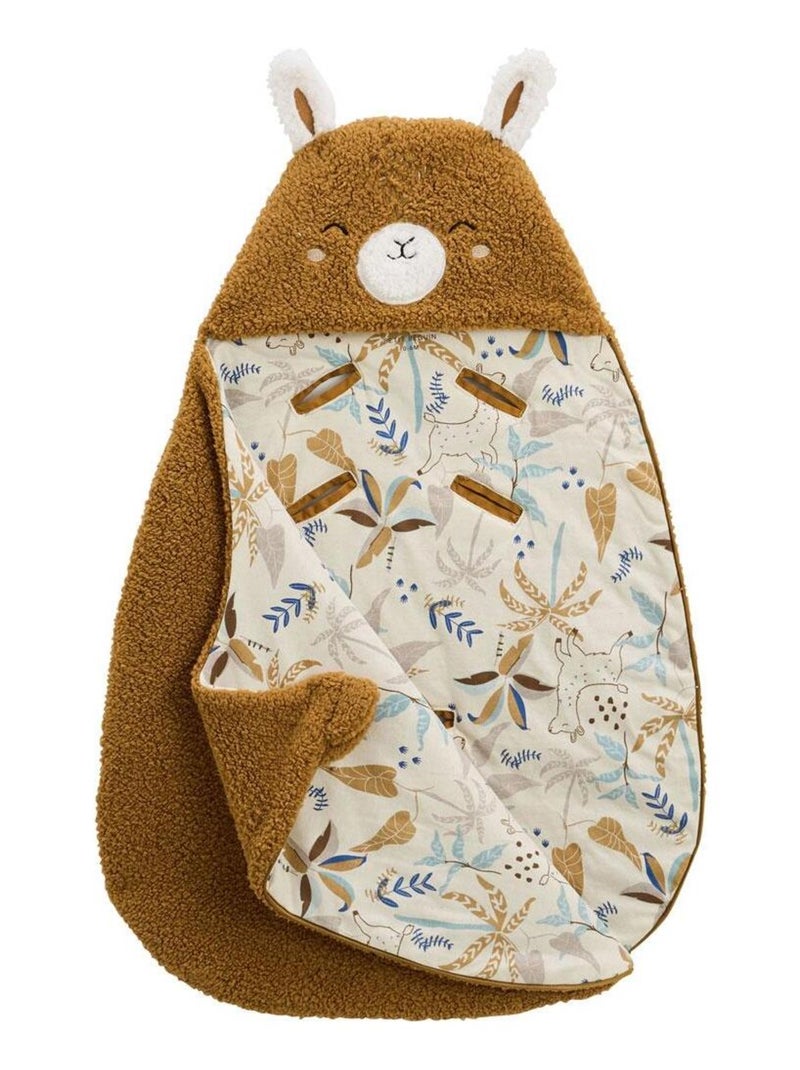 Nid d'ange en sherpa Lamascotte Camel - Kiabi