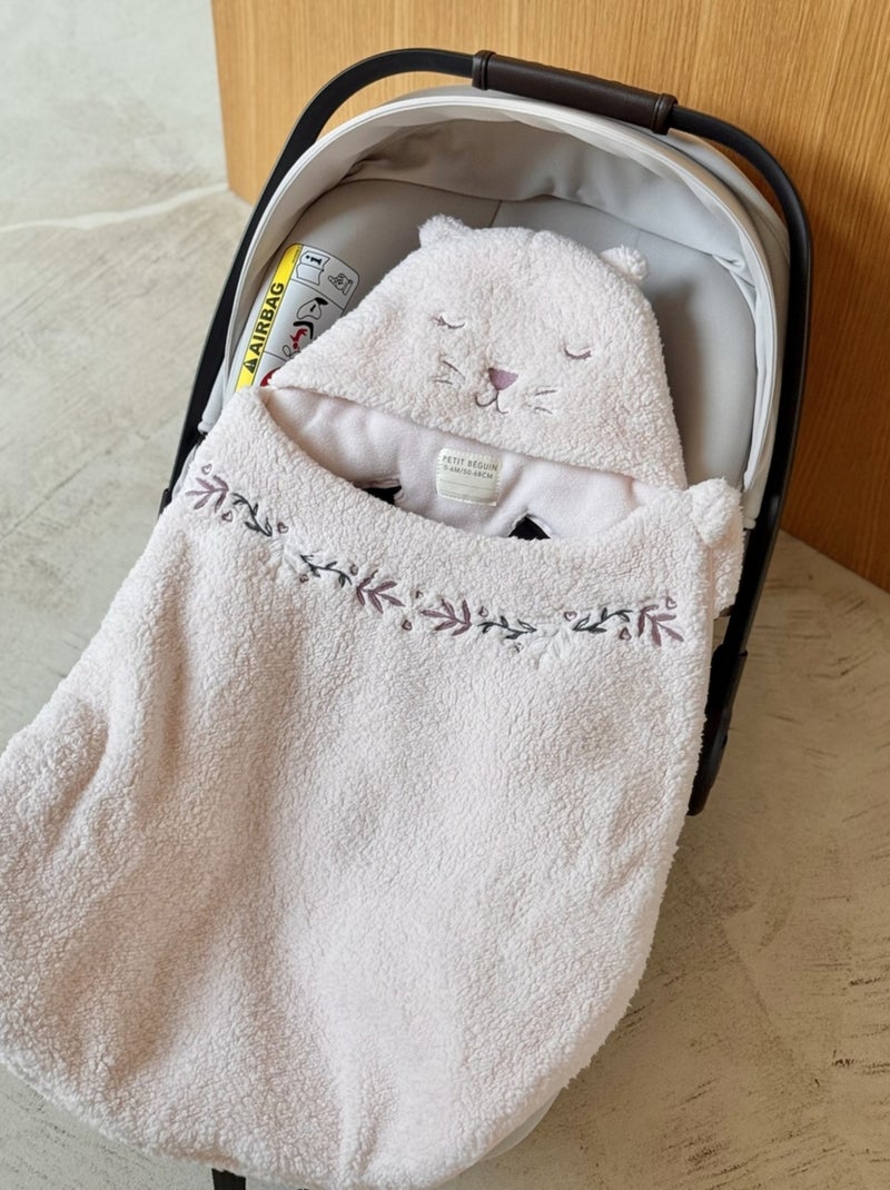 Nid d'ange en sherpa Matcha Rose - Kiabi