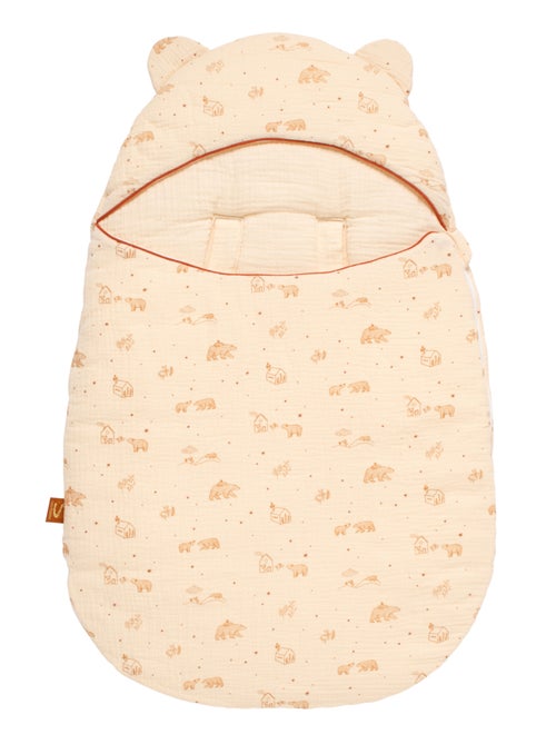 Nid d'ange gaze de coton 5 attaches - SAUTHON - Kiabi