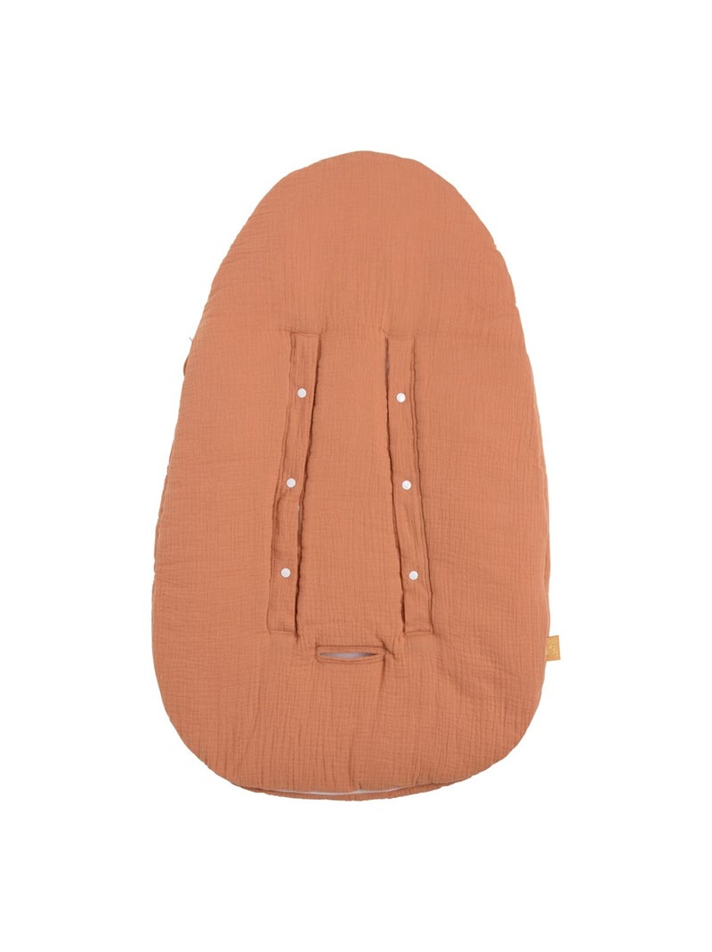 Nid d'ange hiver 5 attaches - SAUTHON Orange - Kiabi