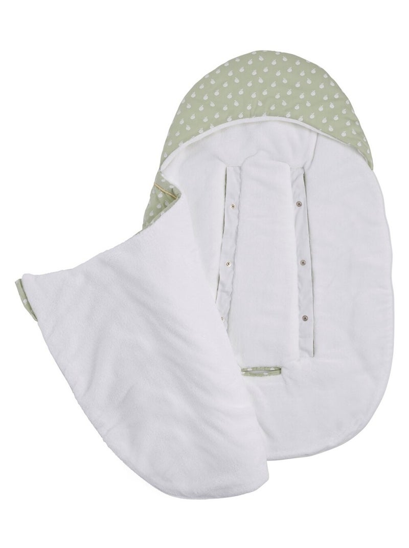 Nid d'ange hiver 5 attaches - SAUTHON Vert tilleul - Kiabi