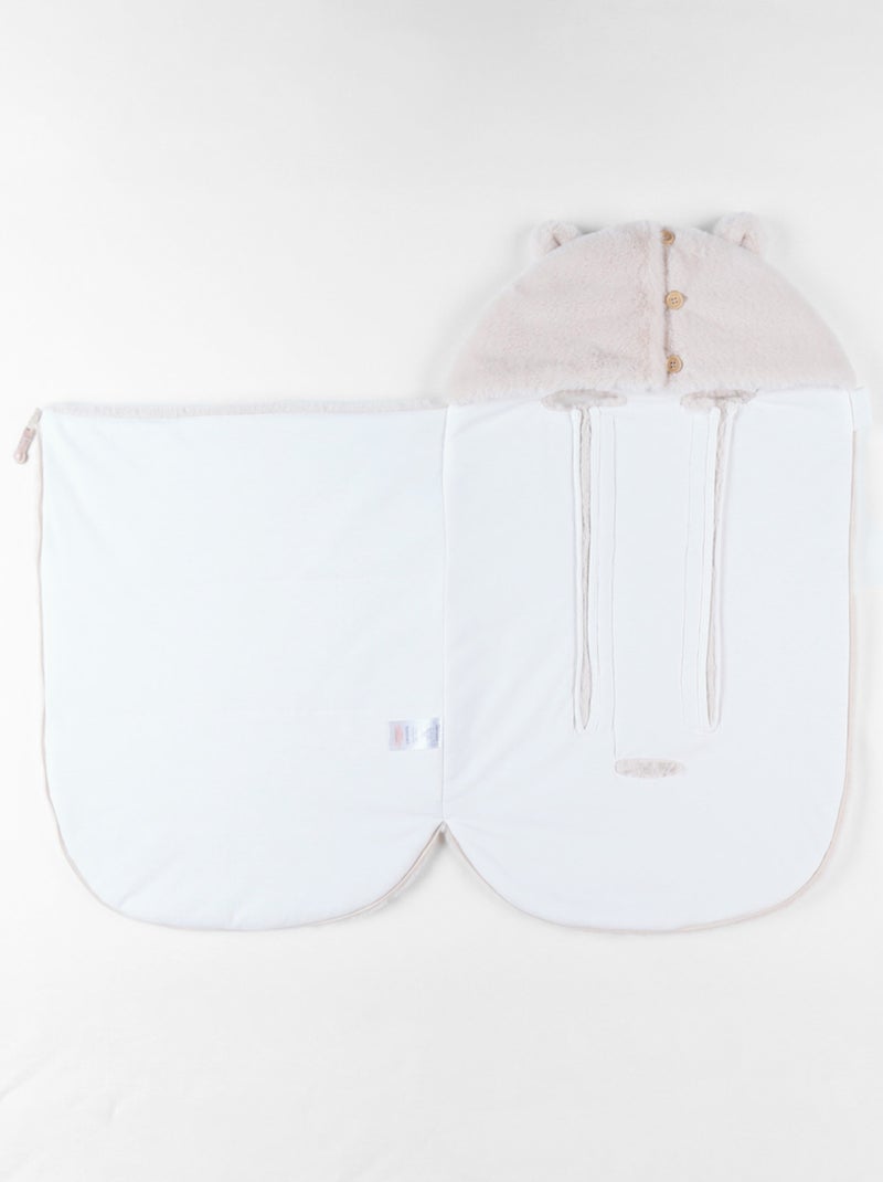Nid d'ange, Jersey et fausse fourrure Noukie's Beige - Kiabi