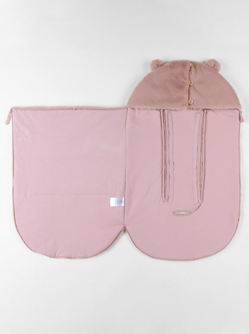 Nid d'ange, Jersey et fausse fourrure Noukie's Rose - Kiabi