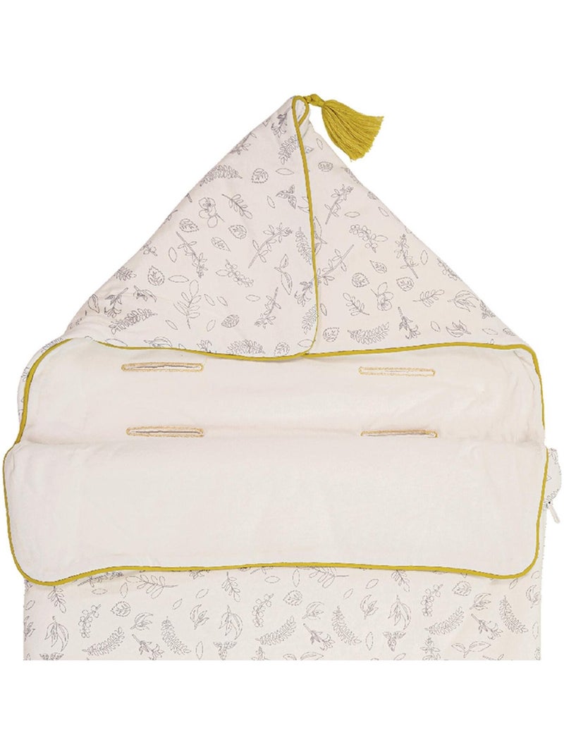 Nid d'ange Leafy Bunny Blanc Ecru - Kiabi