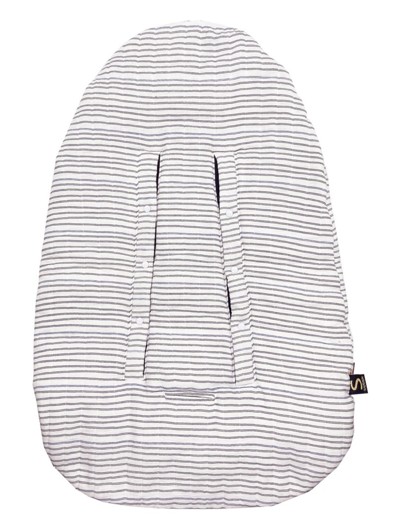 Nid d'ange marinière 5 attaches - SAUTHON Blanc Bleu - Kiabi