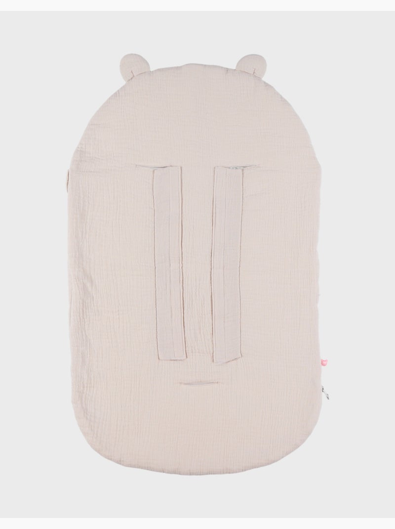 Nid d'ange, mousseline de coton bio noukie's Beige - Kiabi