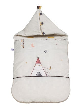 Nid d'ange Nomade bébé en coton -