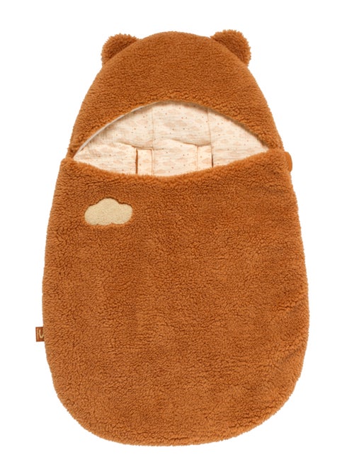 Nid d'ange ourson en sherpa 5 attaches - SAUTHON - Kiabi