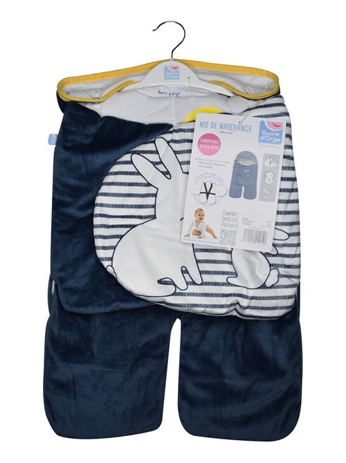 NID DE NAISSANCE ISHAN VELOURS DOUX AVEC JAMBE - Kiabi