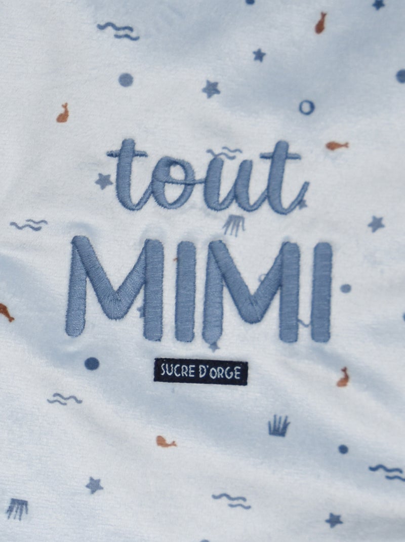 NID DE NAISSANCE MILOS VELOURS DOUX AVEC JAMBE SECURITE AUTO Bleu - Kiabi