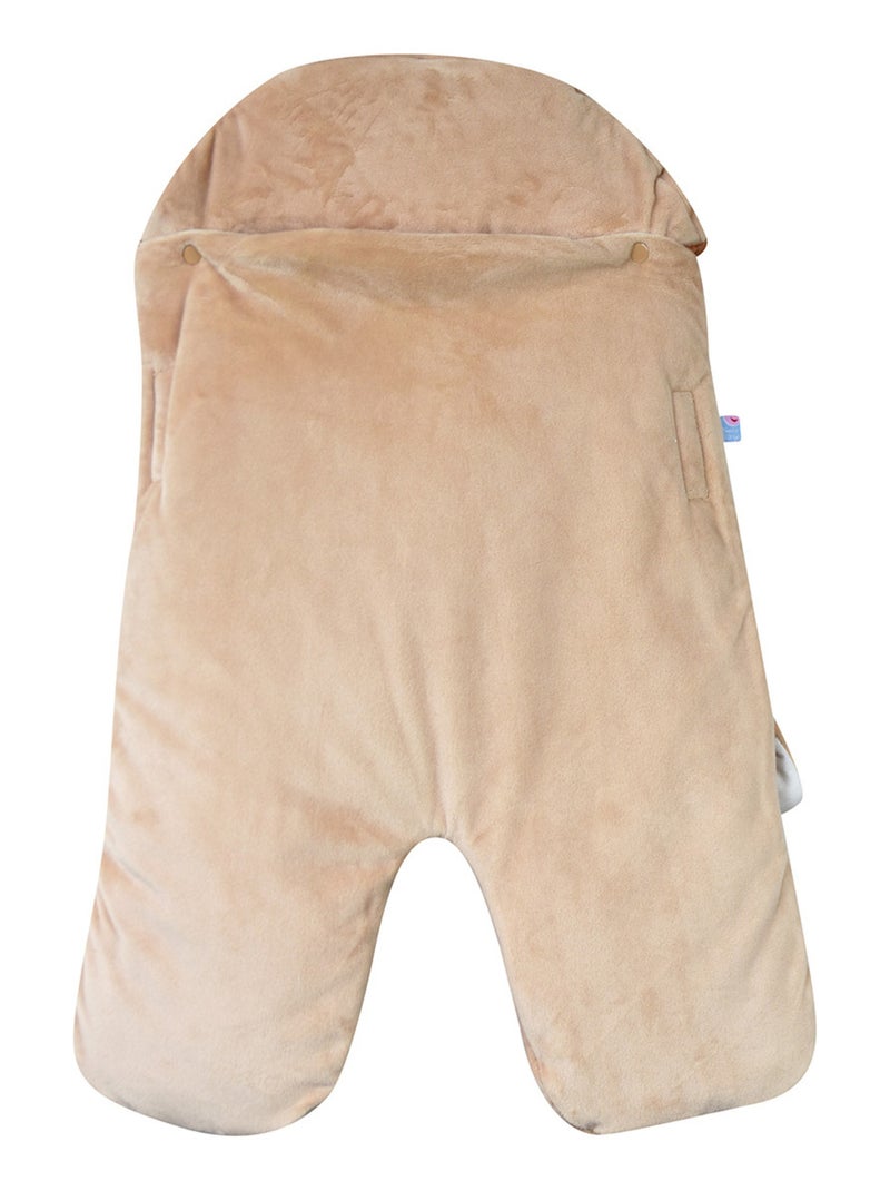 NID DE NAISSANCE OLEG VELOURS DOUX AVEC JAMBE Beige - Kiabi