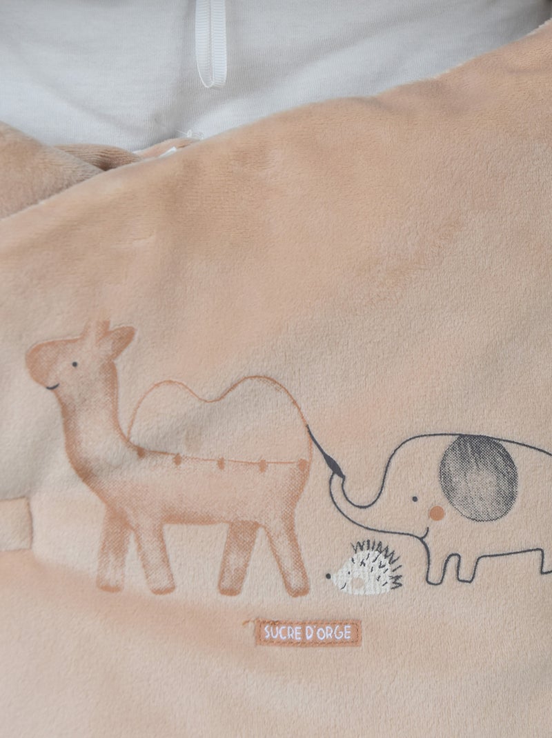 NID DE NAISSANCE OLEG VELOURS DOUX AVEC JAMBE Beige - Kiabi