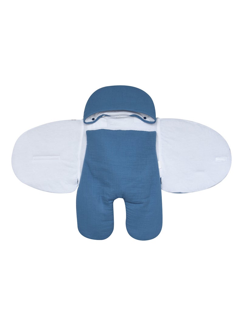 Nid de naissance sécurité auto avec Jambes Pasquot Bleu - Kiabi