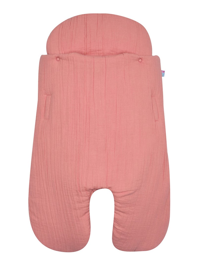 Nid de naissance sécurité auto en gaze de coton Phanie Rose - Kiabi