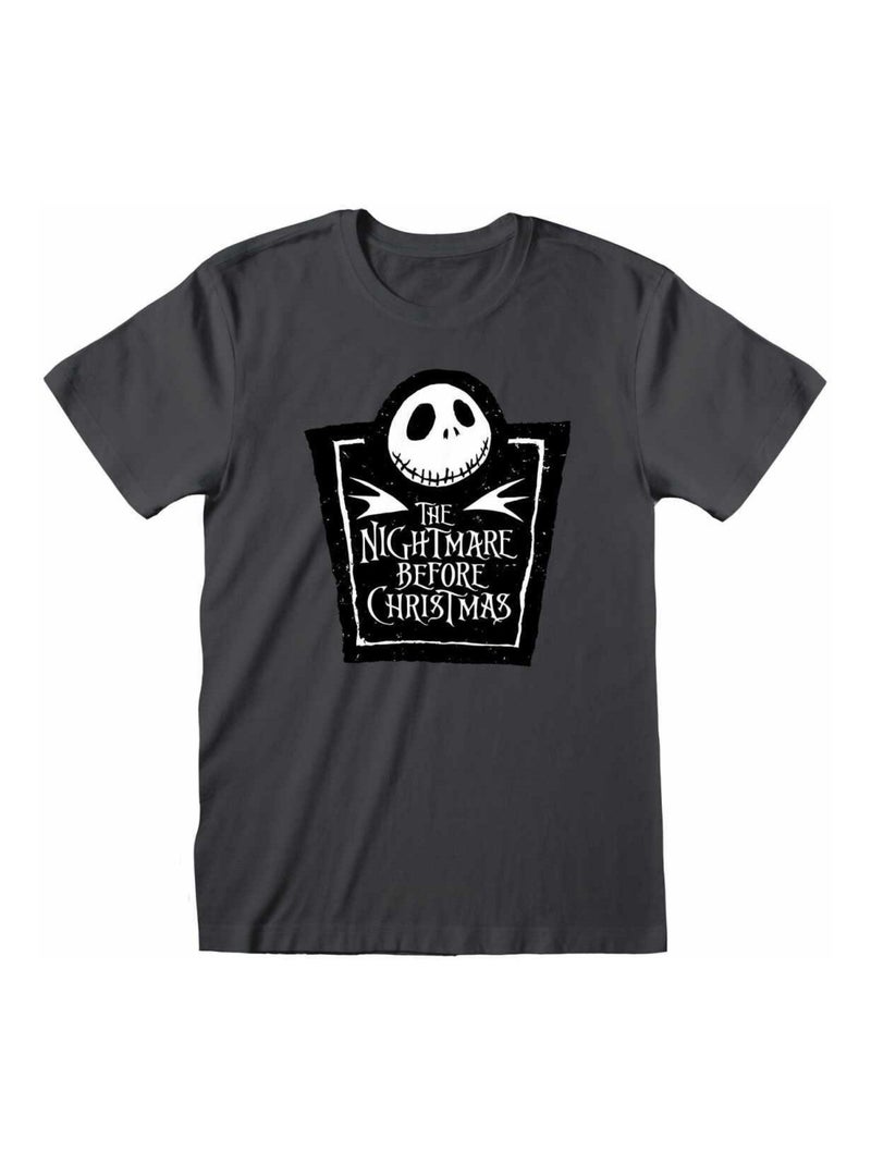 Nightmare Before Christmas - T-shirt Gris Gris anthracite - Kiabi