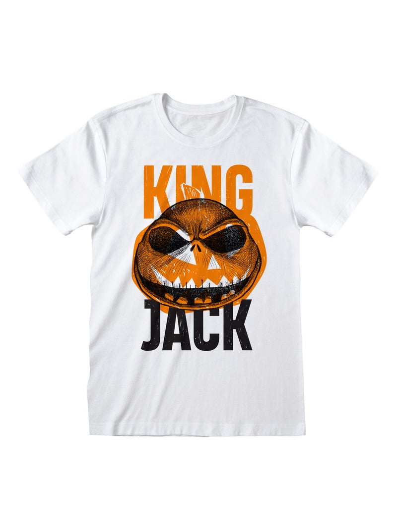 Nightmare Before Christmas - T-shirt KING JACK Blanc - Kiabi