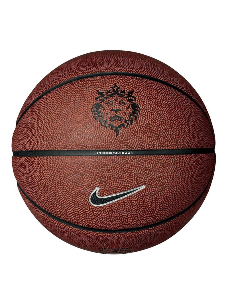 Nike - Ballon de basket LEBRON JAMES ALL COURT Marron - Kiabi
