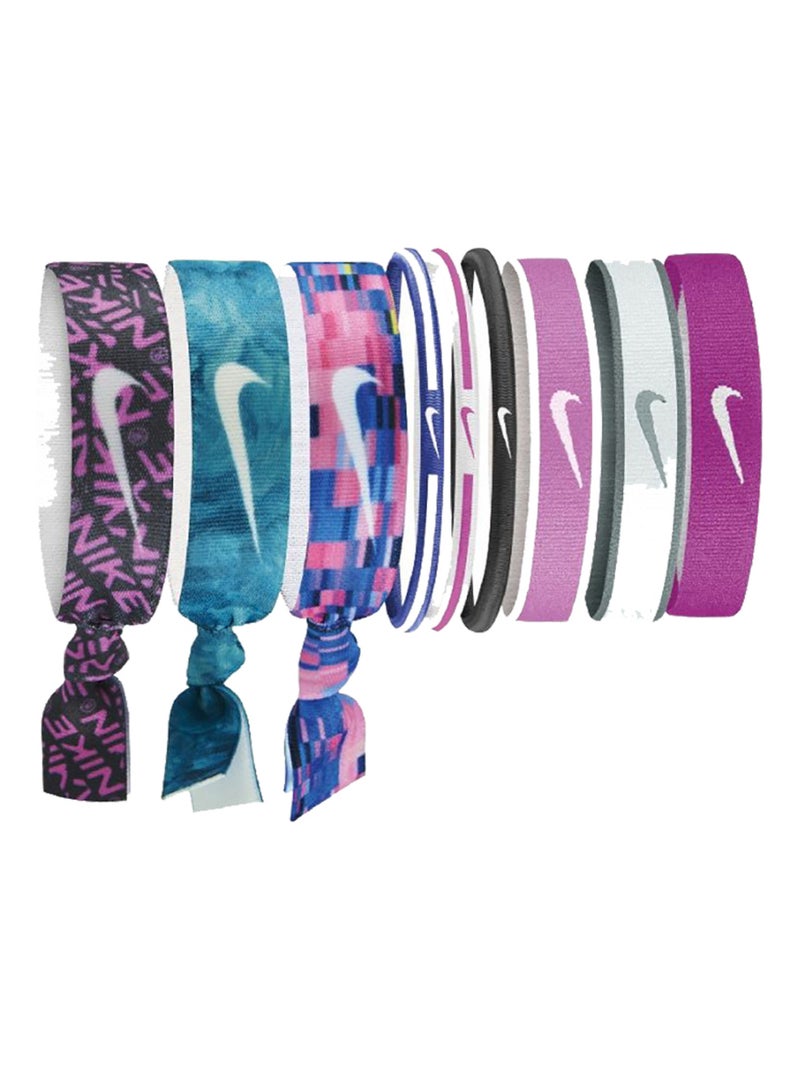 Nike - Bandeau pour cheveux motif/style assorti Multicolore - Kiabi