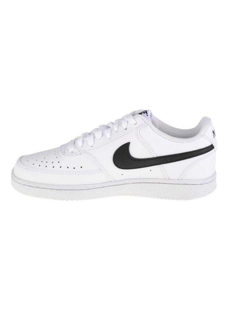 Nike - Baskets COURT VISION NEXT NATURE Blanc Noir - Kiabi