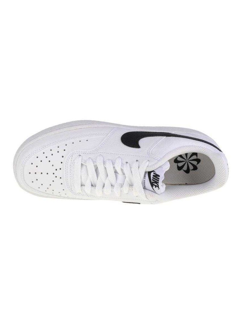 Nike - Baskets COURT VISION NEXT NATURE Blanc Noir - Kiabi
