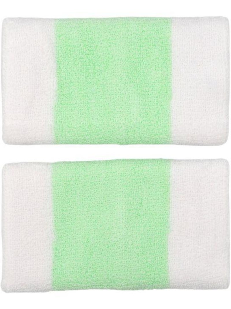 Nike - Bracelet style Swoosh Blanc Vert - Kiabi
