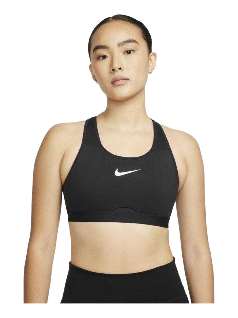 Nike - Brassière de sport style Logo FEMME Noir - Kiabi