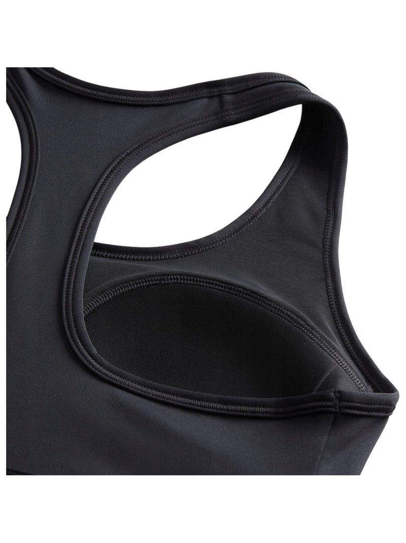 Nike - Brassière de sport style Swoosh Noir - Kiabi