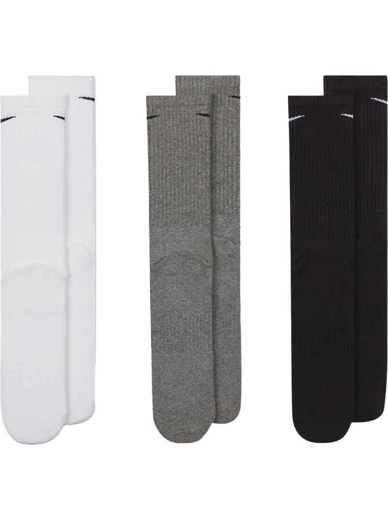 Nike - Chaussettes pour bottes tous les jours Blanc Noir Gris - Kiabi