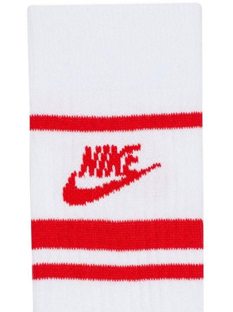 Nike - Chaussettes SPORTSWEAR ESSENTIAL Blanc/Rouge - Kiabi
