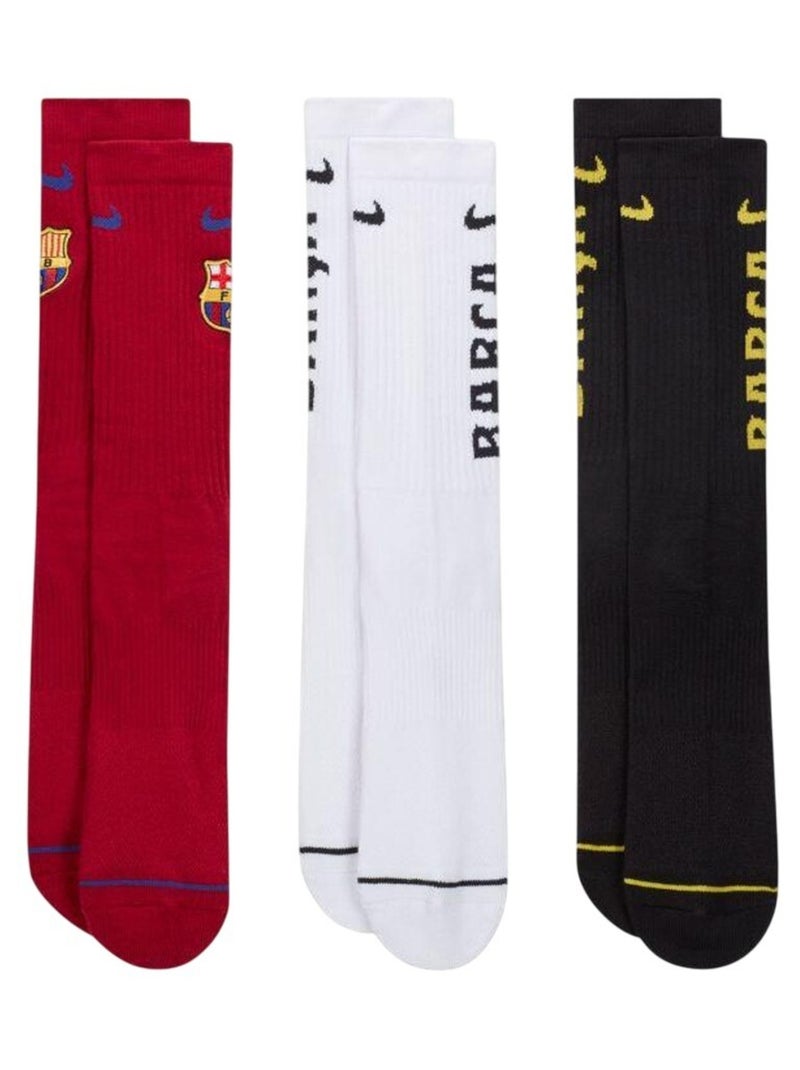 Nike - Chaussettes style FC Barcelone Blanc - Kiabi