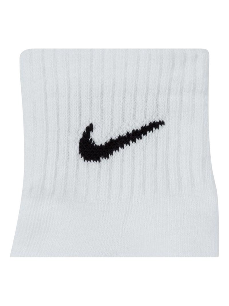 Nike - Chaussettes tous les jours Blanc Noir - Kiabi