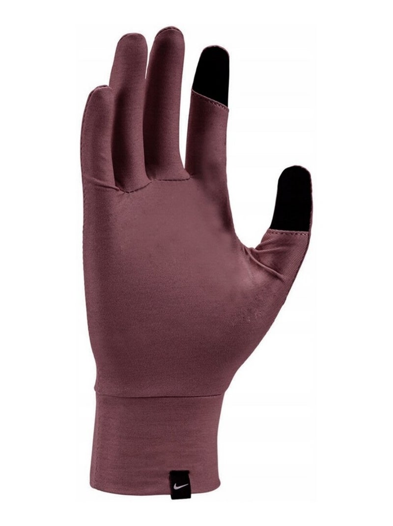 Nike - Gants course à pied motif/style logo Marron - Kiabi