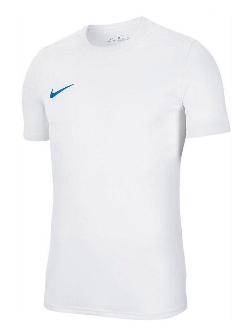 Nike - Maillot de foot DRY PARK Blanc Bleu - Kiabi