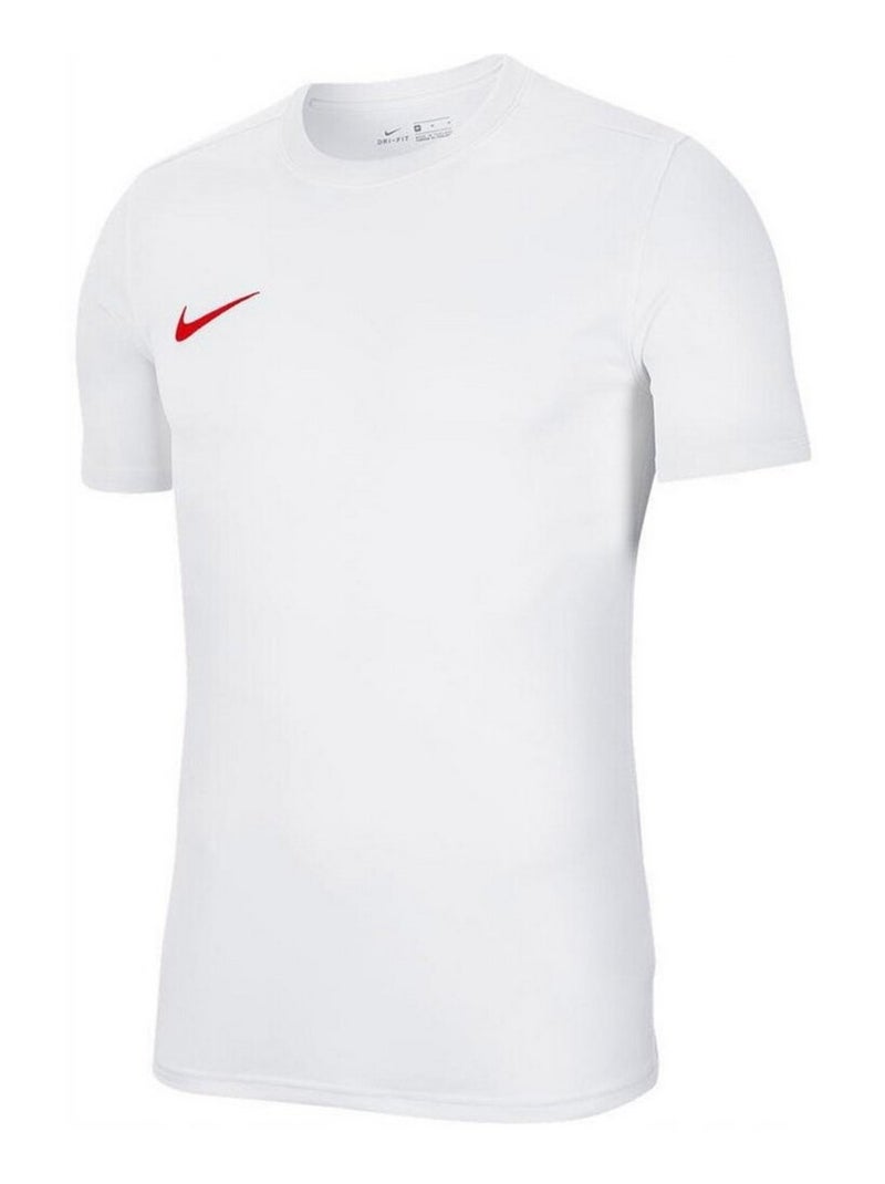 Nike - Maillot de foot DRY PARK Blanc Rouge - Kiabi