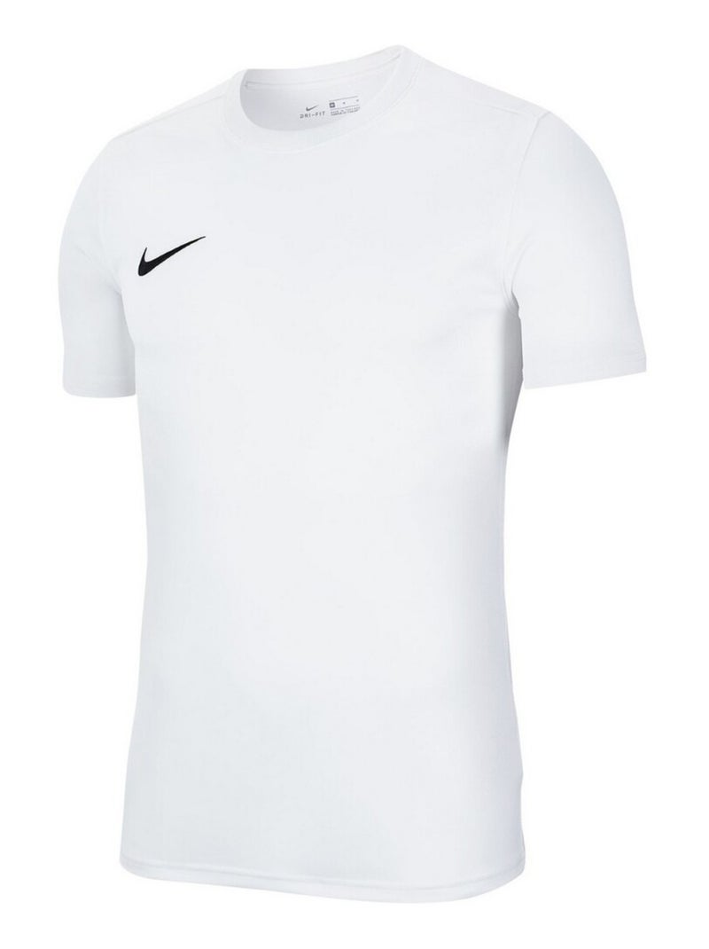 Nike - Maillot manches courtes DRY PARK Blanc Noir - Kiabi